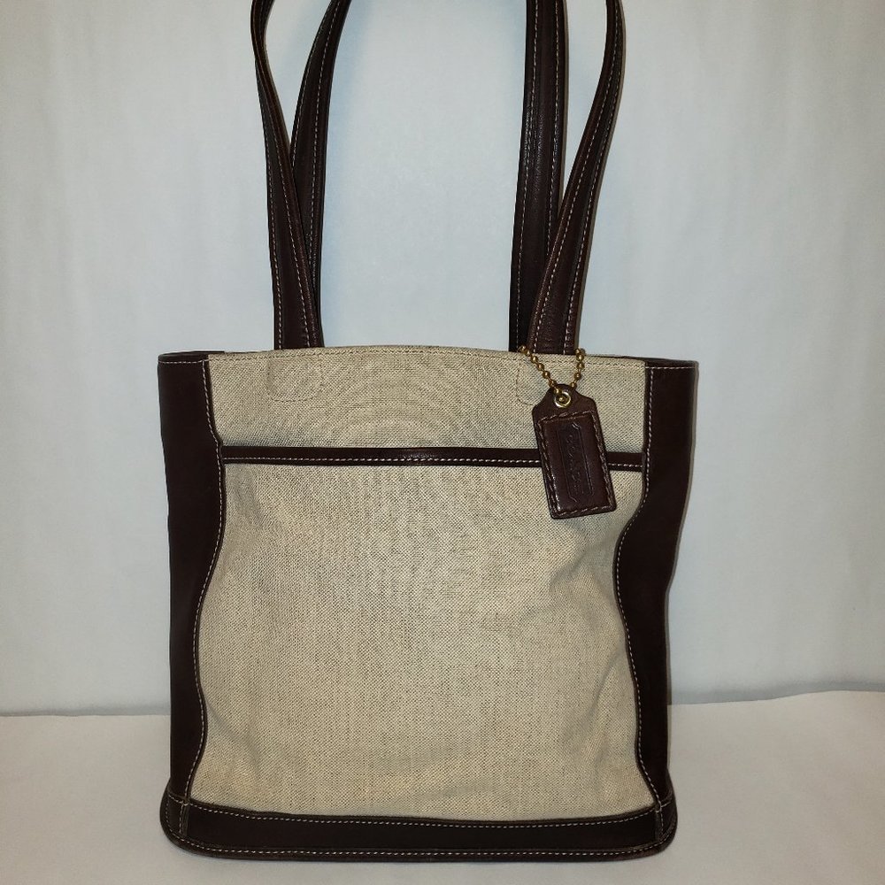 Coach - Vintage 6122 Bleeker Brown Leather Canvas